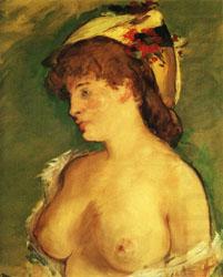 Edouard Manet Blonde Woman with Naked Breasts china oil painting image